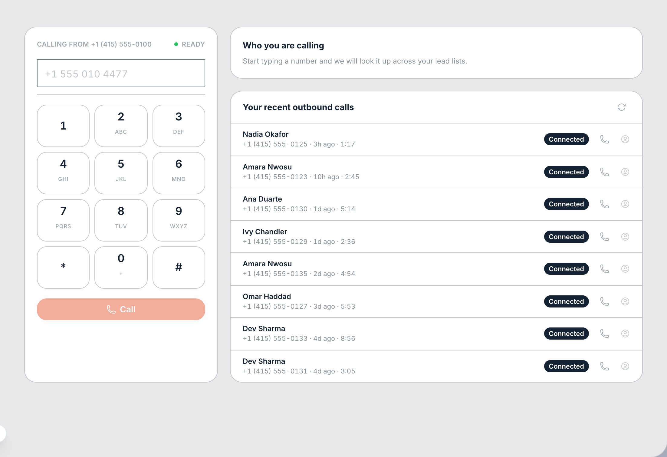 The Dialer.